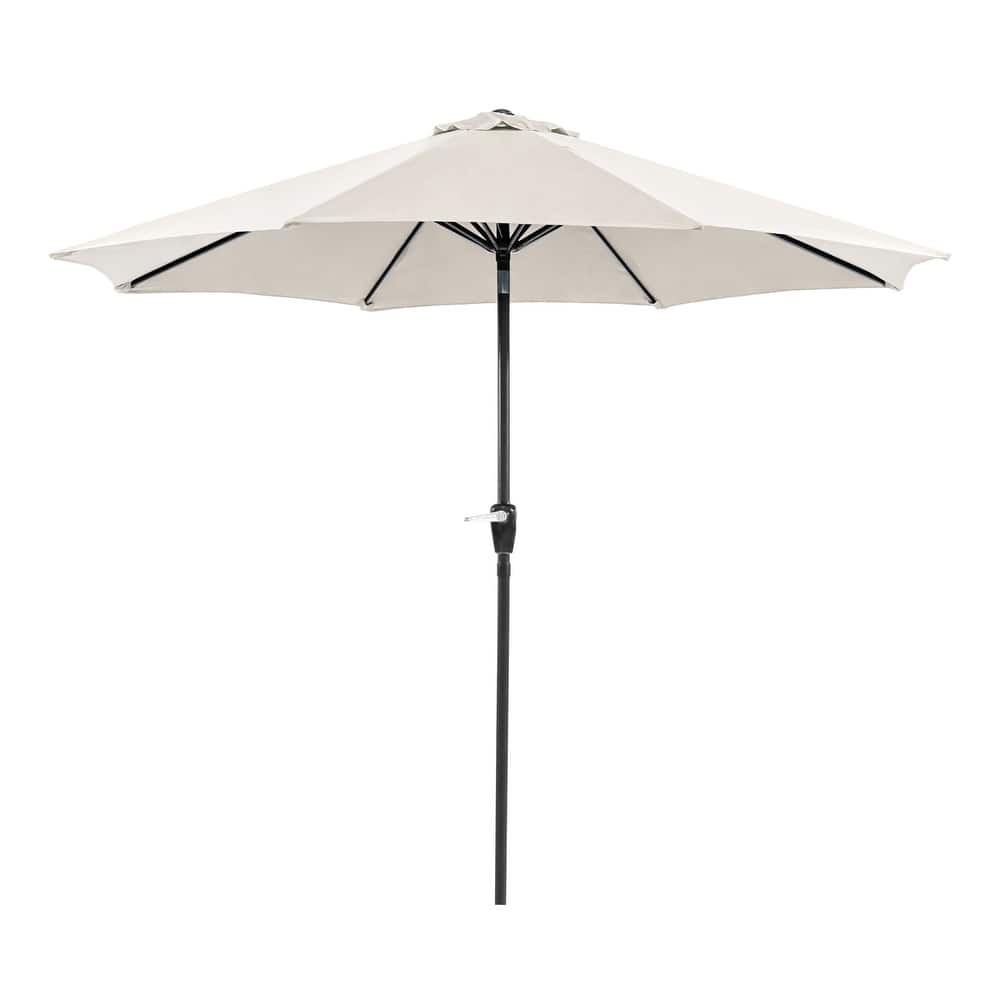 Wane 9-foot Steel Round Crank Market Umbrella by Furniture of America