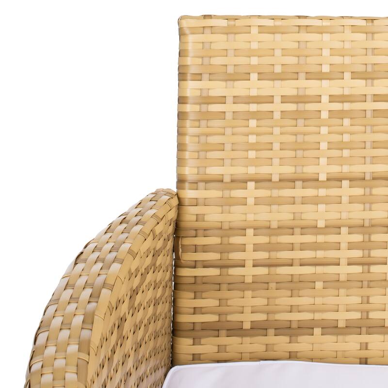 SAFAVIEH Outdoor Tamya 4-Piece Patio Conversation Set - 41W x 31D x 23H