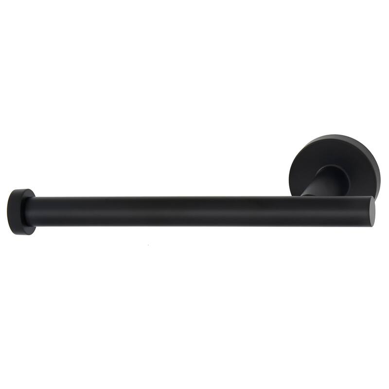 Alno A9366L-SMOOTH Vita Bella Modern Smooth Bar Left Side Slide On - Matte Black