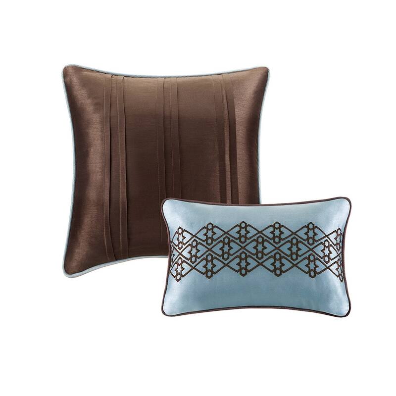 GDF Studio - Princeton 5-Piece Reversible Jacquard Quilt Set with Decorative Pillows