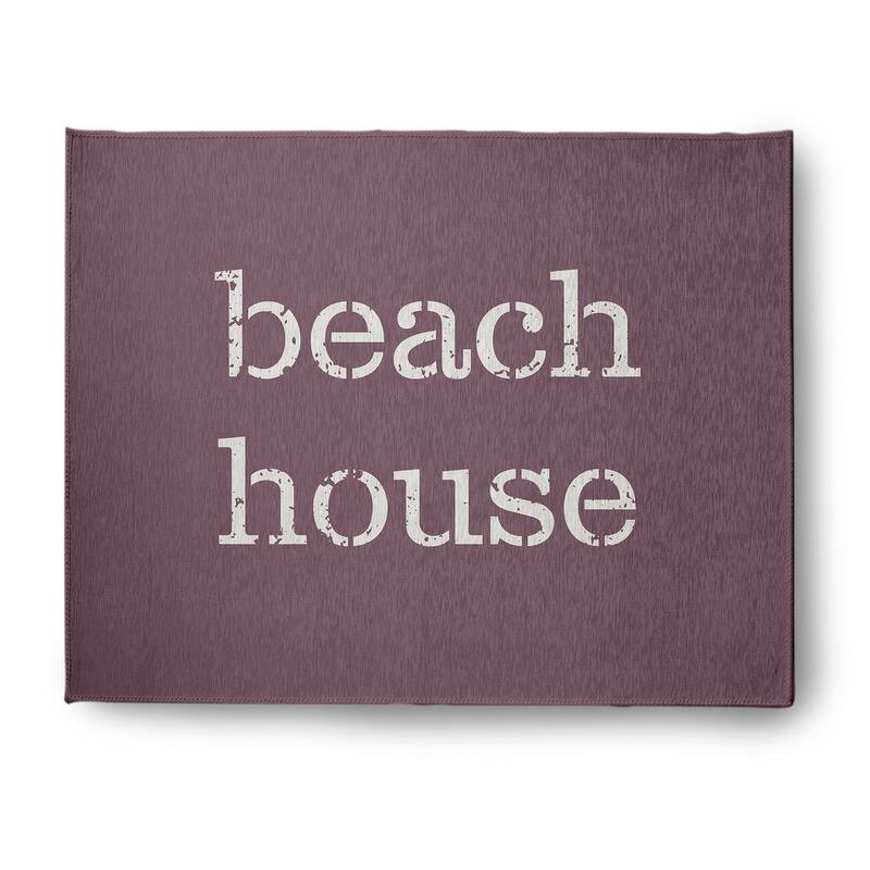 Beach House Nautical Indoor/Outdoor Rug - Dusty Purple - 8' x 10'