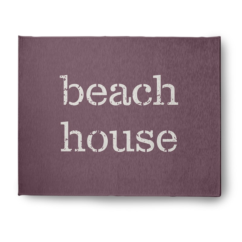 Beach House Nautical Indoor/Outdoor Rug - Dusty Purple - 8' x 10'