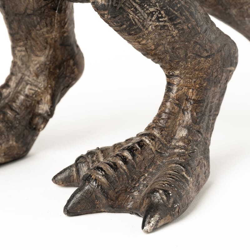 Raptor Dark Grey Resin Tyrannosaurus Rex Statue Table Lamp