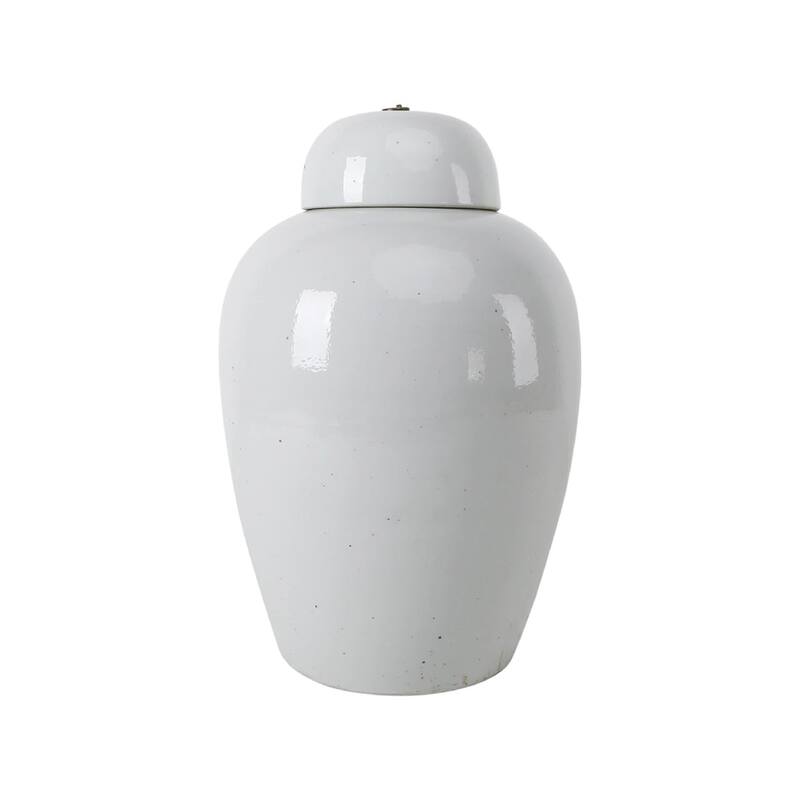 Artissance Off White Matte-Glazed Porcelain Clara Ginger Jar Small/Large