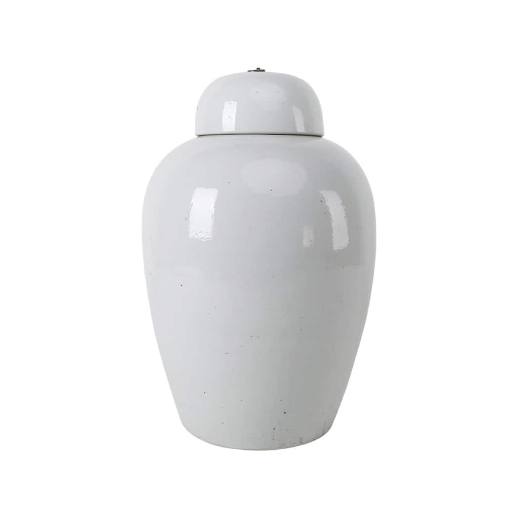 Artissance Off White Matte-Glazed Porcelain Clara Ginger Jar Small/Large