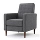 preview thumbnail 41 of 58, Mervynn Button Tufted Recliner (Set of 2) by Christopher Knight Home