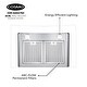 preview thumbnail 9 of 11, Cosmo 30 in. Ducted Wall Mount Range Hood with 380 CFM, 3 Fan Speeds