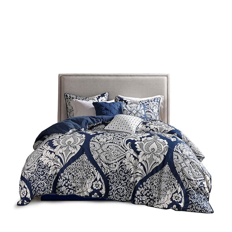 Madison Park Marcella 7 Piece Cotton Printed Comforter Set