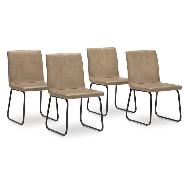 Signature Design by Ashley Pharwynn Brown Dining Chair (Set of 4) - 18.63" W x 22.63" D x 34.88" H