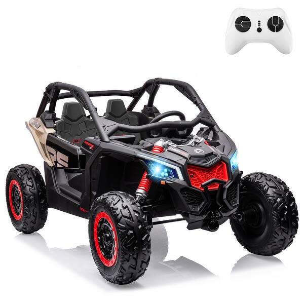 slide 2 of 48, 2 Seater Ride on UTV Car Black