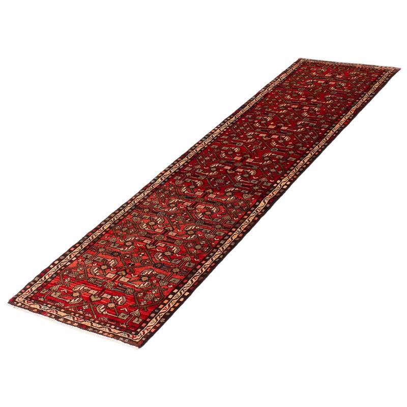 ECARPETGALLERY Hand-knotted Anadol Red Wool Rug - 2'6 x 9'9