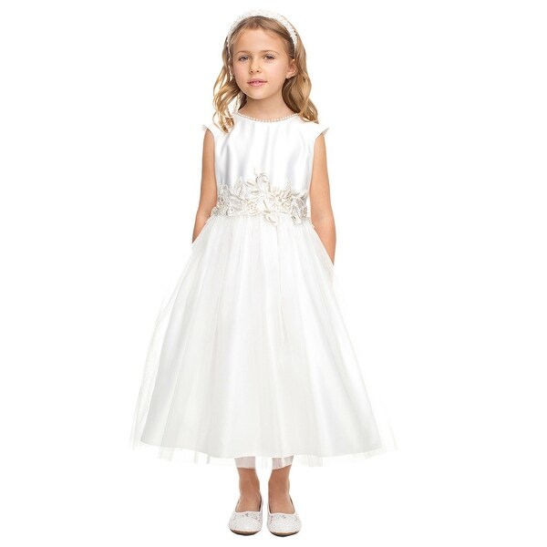 big girls white dress