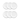 Abode Homewares Edge Matte Melamine Salad Plate - White - 8.5" - Set of 6