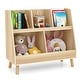 preview thumbnail 5 of 11, 5-Cube Kids Bookshelf and Toy Organizer with Anti-Tipping Kits - 31.5" x 14" x 28"