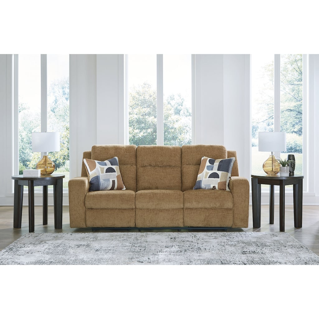 Signature Design by Ashley Kanlow Brown Reclining Sofa - 86"W x 40"D x 40"H