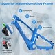 preview thumbnail 7 of 6, 16 Inch Magnesium Alloy Training Bicycle with Adjustable Saddle Height for Kids - 44" x 21.5" x 25.5"-28" (L x W x H)