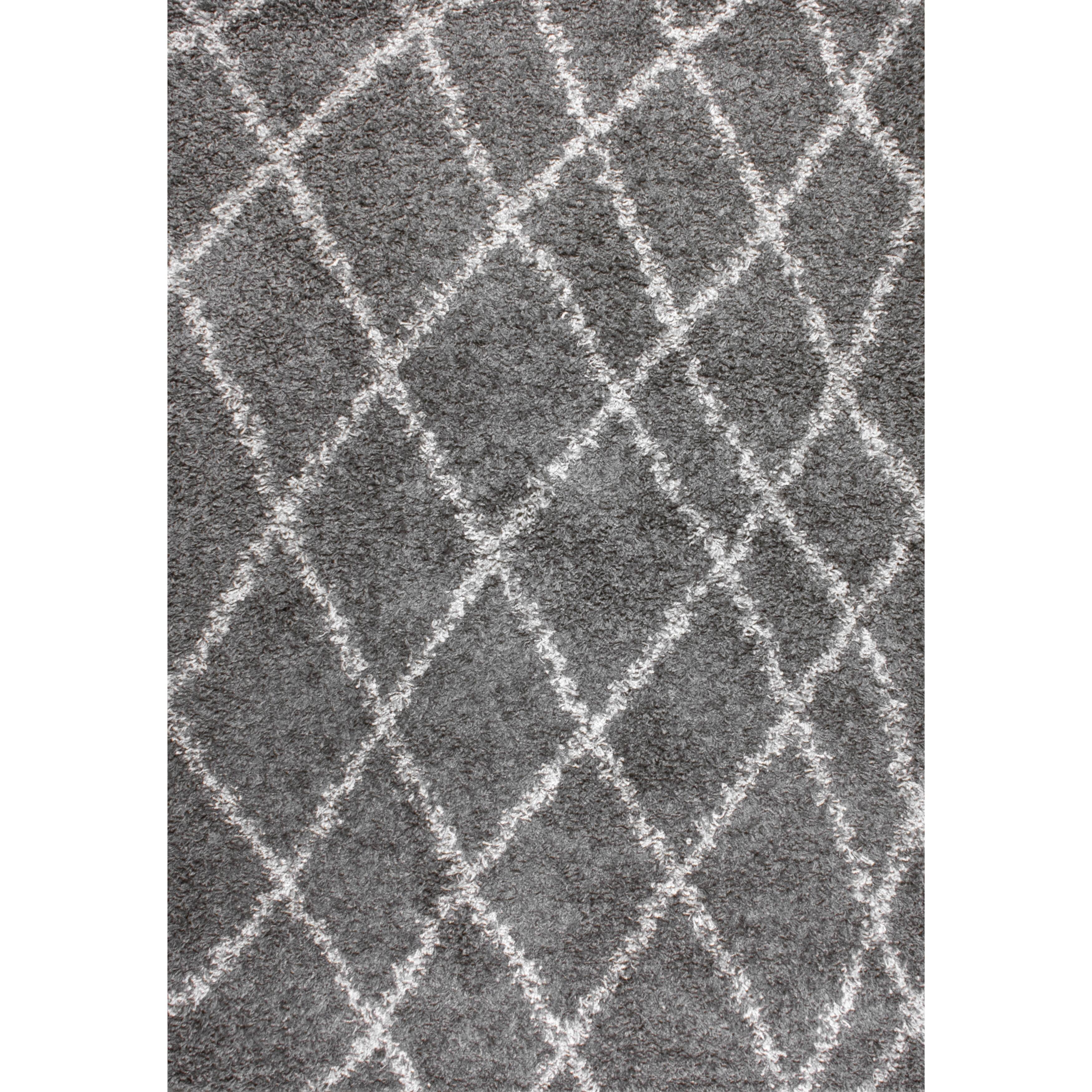 25-Percent Viscose Area Rug 2-Feet 6-Inch by 10-Feet Violet nuLOOM Hacienda Collection 75-Percent Wool Trellis 25-Percent Viscose Area Rug 2-Feet 6-Inch by 10-Feet Violet nuLOOM Hacienda Collection 75-Percent Wool Trellis