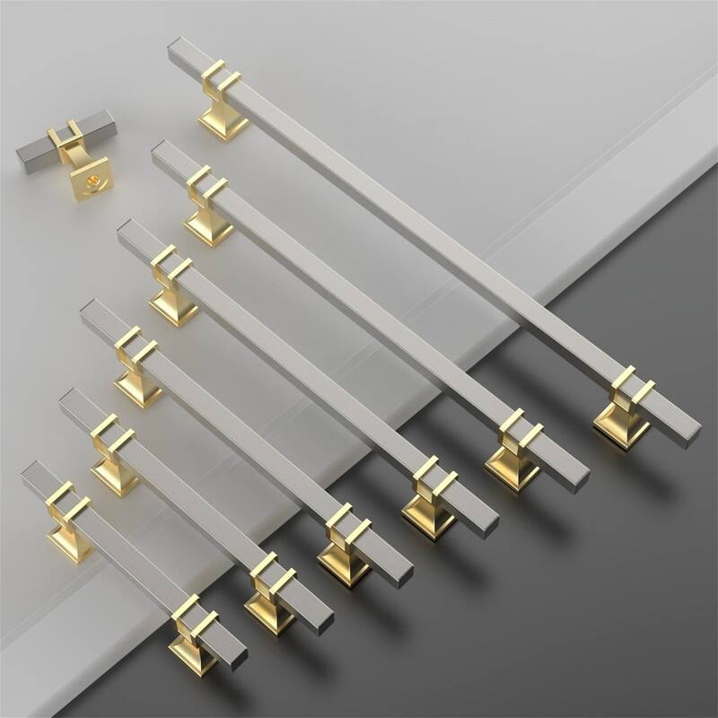 10 Pack 5 Inch Drawer Pulls - 7.4"L x 7.4"W