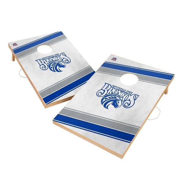 slide 2 of 5, Fayetteville State University Broncos Regulation 2x4 Cornhole Set