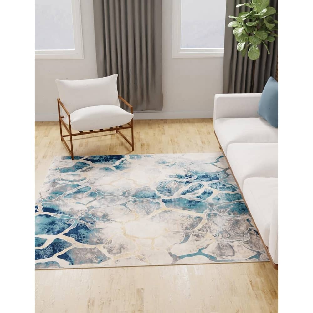 Contemporary Harrogate Collection Area Rug