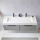 preview thumbnail 54 of 117, Vegadeo Bath Vanity with One-Piece Composite Stone Sink Top