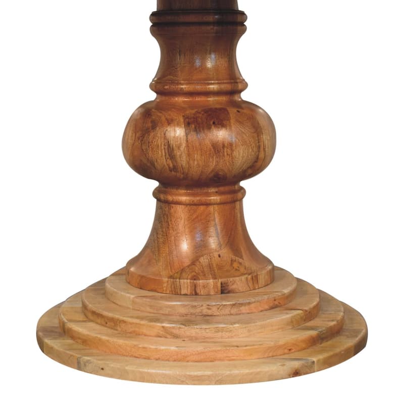 Artisan Furniture Solid Wood Round Turned Dining Table