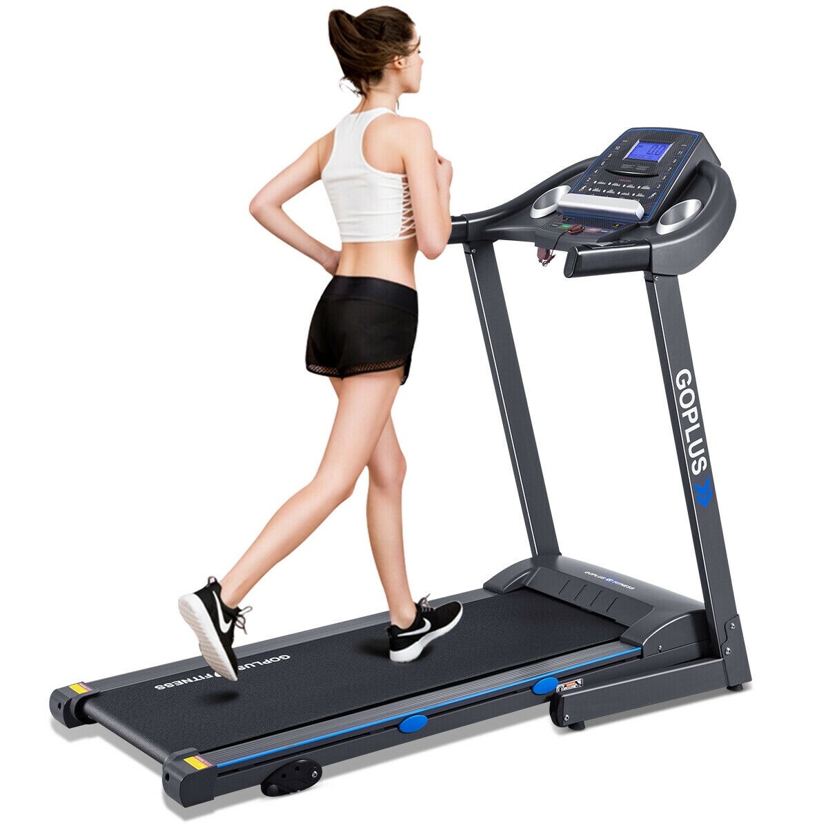 Shop Goplus 2 25hp Folding Treadmill Electric Motorized Power Running Overstock 22417920
