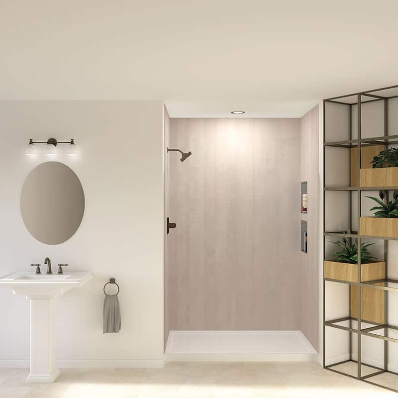 Transolid Expressions 32-in X 60-in X 96-in Glue to Wall Shower/Walls - 60" x 32" x 96"