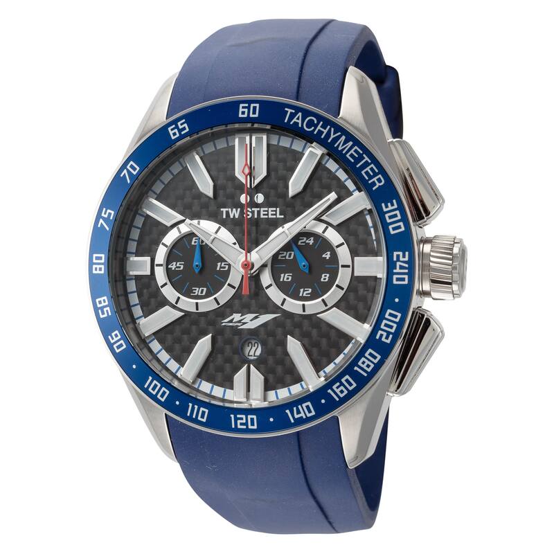 TW Steel Men's Yamaha Factory Racing 42mm Quartz Chronograph Watch TWS-GS3 - Black - N/A