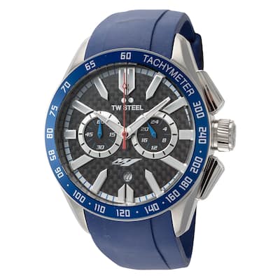 TW Steel Men's Yamaha Factory Racing 42mm Quartz Chronograph Watch TWS-GS3 - Black - N/A