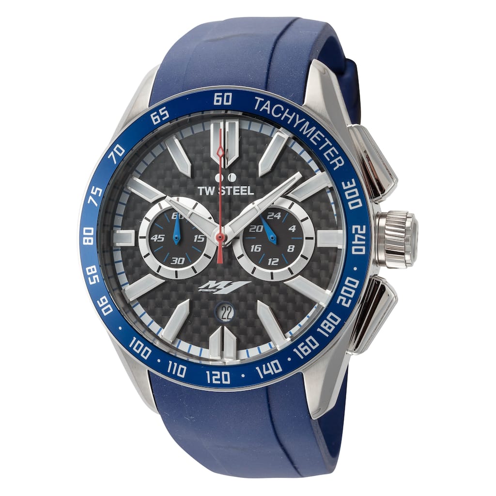 TW Steel Men's Yamaha Factory Racing 42mm Quartz Chronograph Watch TWS-GS3 - Black - N/A