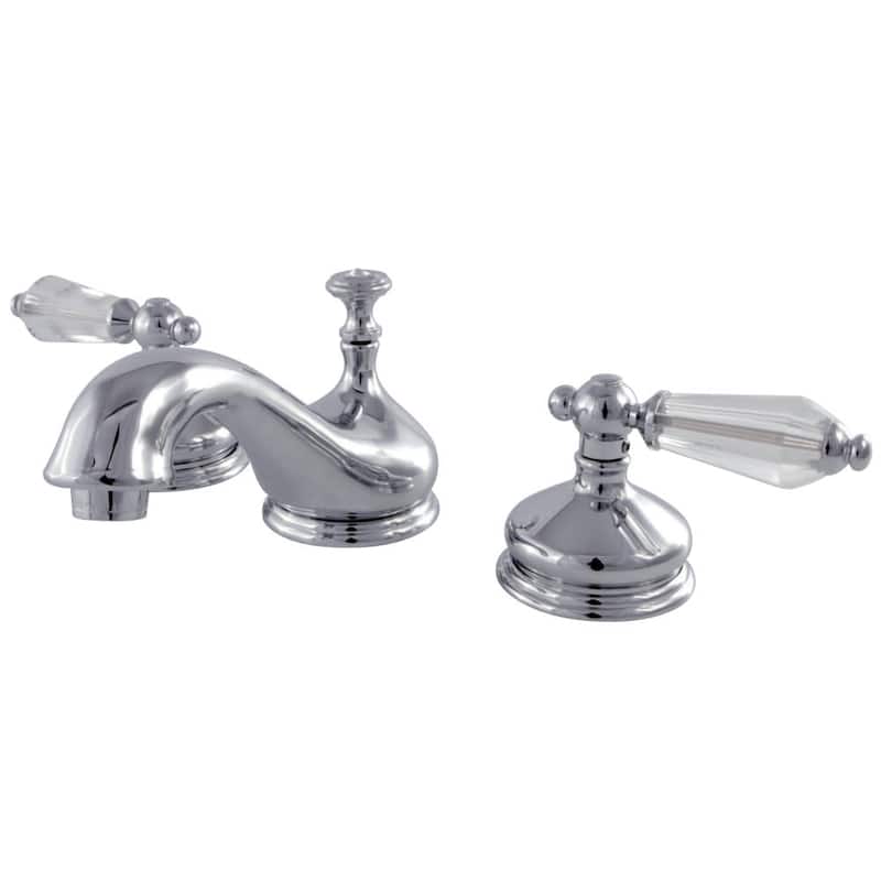 Kingston Brass Wilshire Widespread Bathroom Faucet - Includes Metal - Chrome