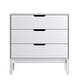 preview thumbnail 7 of 18, Wooden 3-Drawer Dresser with Smooth Bearing Slides for Kids Bedroom