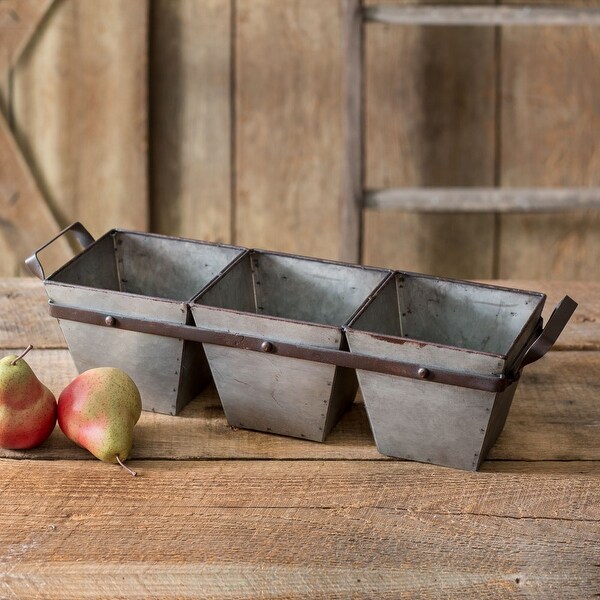Tri-Bin Square Organizer