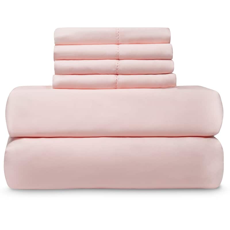 800 Thread Count Hemstitch Bed Sheet Set with Extra Pillowcase