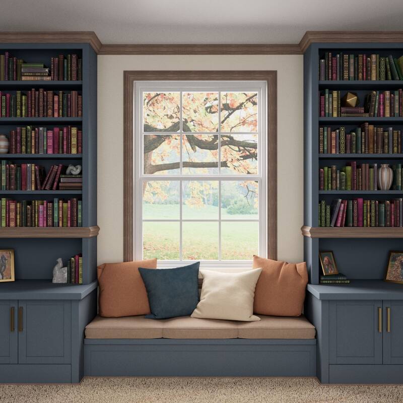 WM1207: 11/16-in D x 7/8-in W x 96-in L Americraft Solid Hardwood Stain Grade Base Cap Moulding