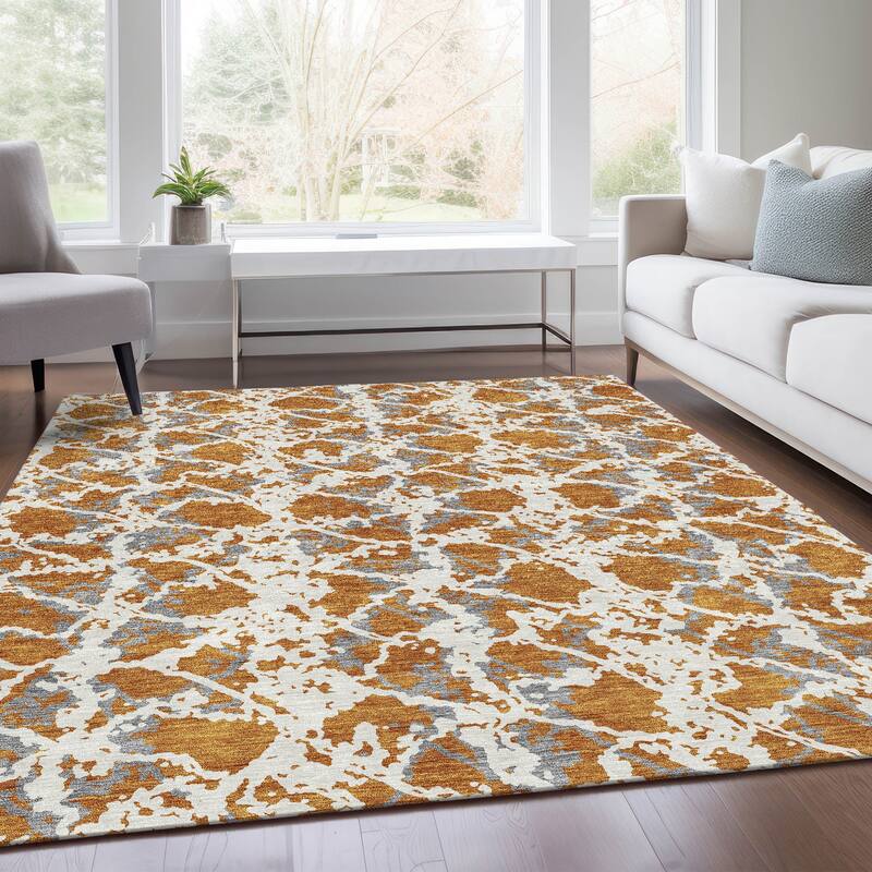 Premium Washable Super Soft Abstract Fusion Mayfield Rug