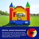 preview thumbnail 3 of 5, HeroKiddo Castle Commercial Grade Inflatable Bounce House with Air Blower,Lightweight, Heavy Duty, Kids Indoor Outdoor Fun