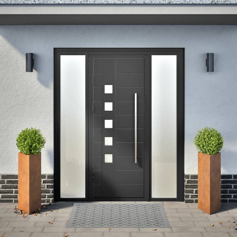 vidaXL Garden Planter Set of 2 Brown (will develop over time) - 10.2 x 11.8 x 29.5 in