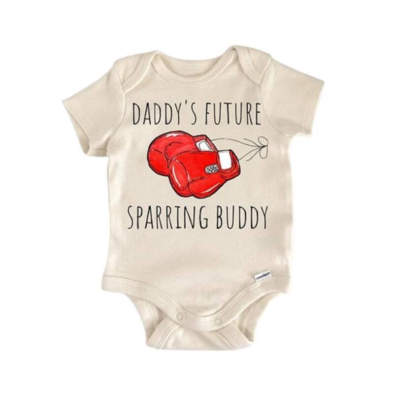 Boxing Boxer Mma - Baby Boy Girl Clothes Infant Bodysuit Funny Cute Newborn - Pink - 0-3M
