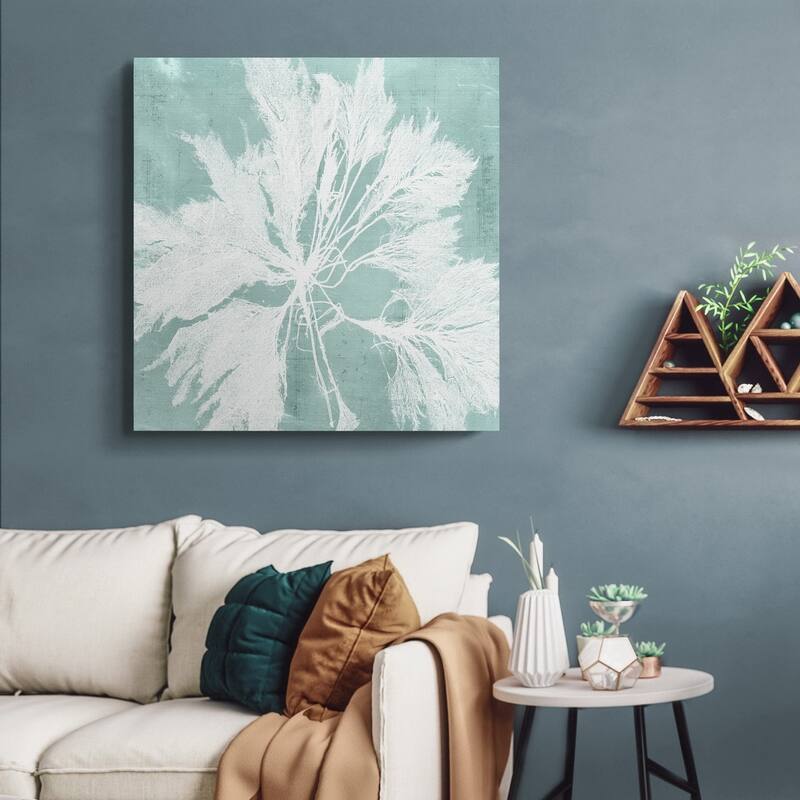 Seaweed on Aqua VI -Premium Gallery Wrapped Canvas