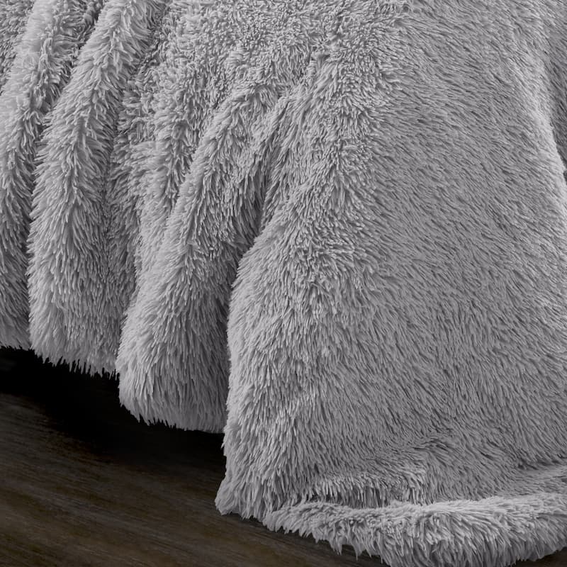 Lush Decor Emma Faux Fur Comforter Set