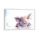 preview thumbnail 4 of 7, iCanvas "This Little Piggy" by BebesArts Framed White - 18x26