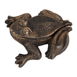 Accent Plus Home Decor Cast Iron Frog Key Hider - 5x4.33x1.77 - Bed ...