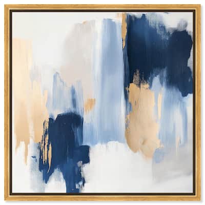 Tranquil Blue Depths I Canvas by Art Remedy