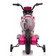 preview thumbnail 25 of 47, 12V Kids Motorcycle Ride-On with Durable Build, Training Wheels, and Comfortable Seating for Ages 3-6