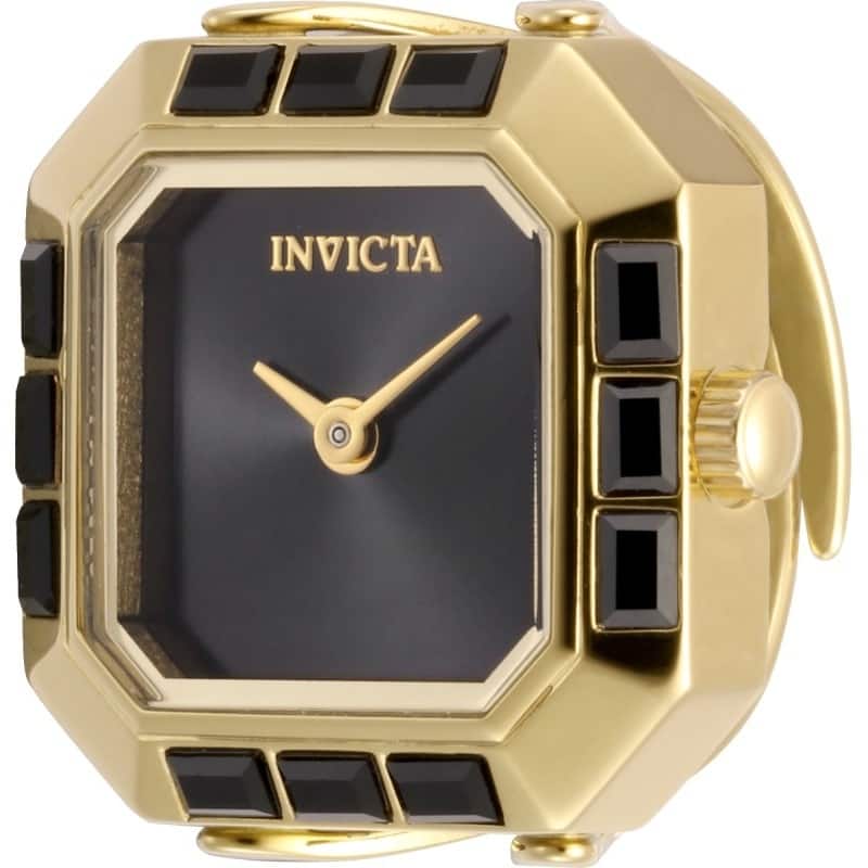 Invicta Women's 49584 Mini Quartz 2 Hand Black Dial Watch