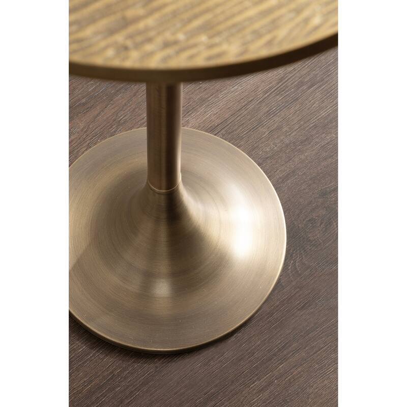 Kate and Laurel Baronet Round Metal Table