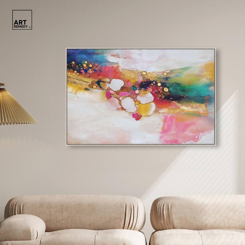 Vibrant Dabs II Canvas by Art Remedy