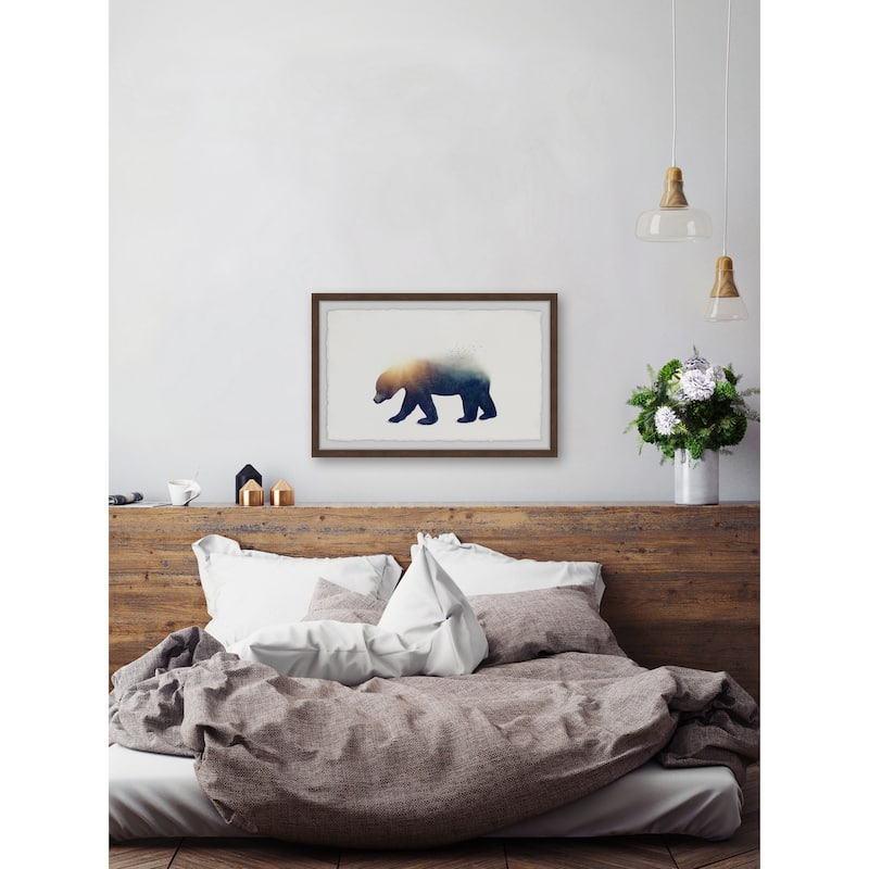 'Sun Bear' Framed Painting Print